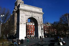10 New York Washington Square Park Washington Arch With One Fifth Ave In Autumn.jpg
